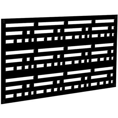 Image showing  2 ft. x 4 ft. Decorative Screen Panel, Morse Black
