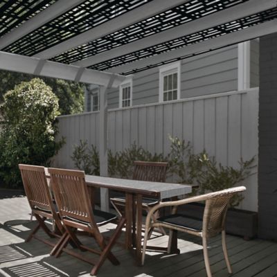 Image showing  2 ft. x 4 ft. Decorative Screen Panel, Morse Black