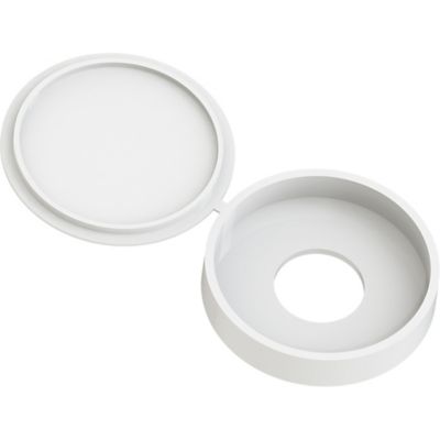 Image showing  Fastener Kit for Decorative Screen Panels, White