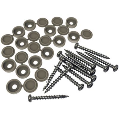 Barrette Outdoor Living Fastener Kit for Decorative Screen Panels, Clay