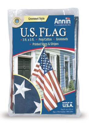 3x5 USA 50 Stars American UltraBreeze 5x3ft Poly Flag Grommets Super Polyester 