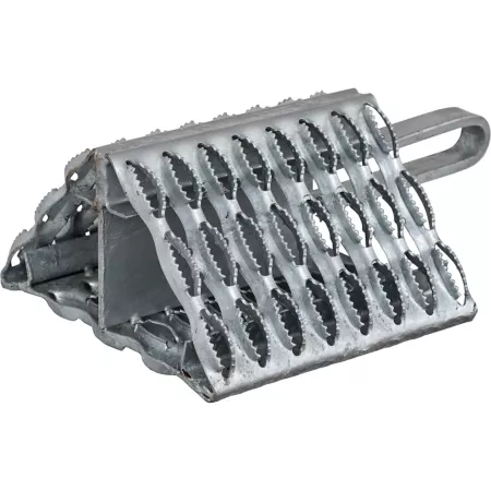 Buyers Products Galvanized Serrated Wheel Chock with Handle 9 in x 10 in x 6 in. Wheel Chocks