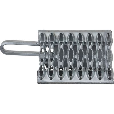 Image showing  Galvanized Serrated Wheel Chock with Handle, 9 in. x 10 in. x 6 in.