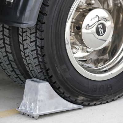 Image showing  6.25 in. x 12.25 in. x 7 in. Aluminum Wheel Chock