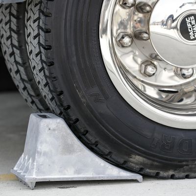 Image showing 5 th Buyers Products 6.25 in. x 12.25 in. x 7 in. Aluminum Wheel Chock