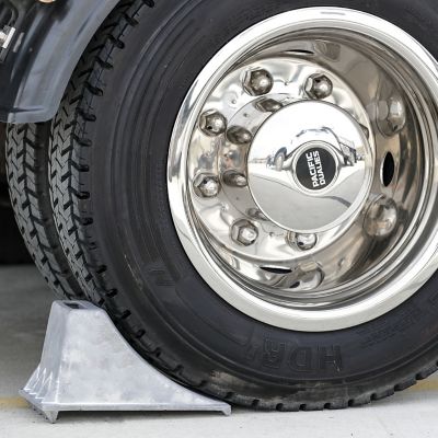 Image showing  8.5 in. x 15 in. x 8.25 in. Aluminum Wheel Chock