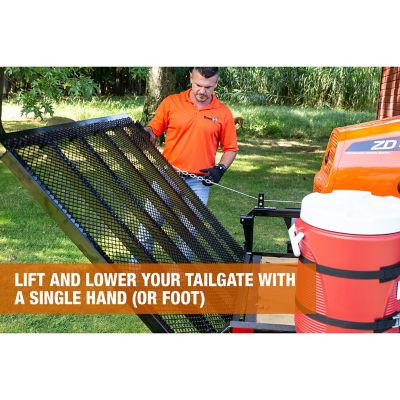 Image showing  EZ Gate Tailgate Assist for Open Landscape Trailers