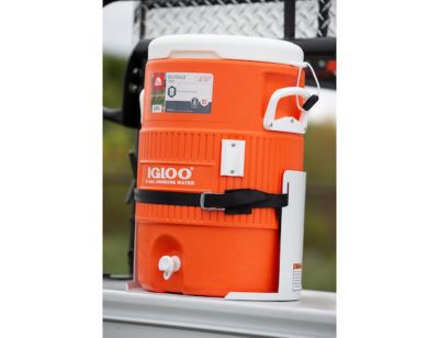 Image showing  5 gal. Steel Water Cooler Mount, White