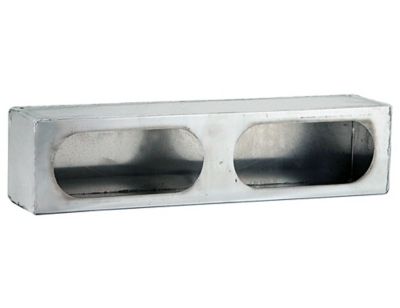 Buyers Products Dual Oval Stainless Steel Light Box for 6 in. Oval DOT Lights, 16.5 in.