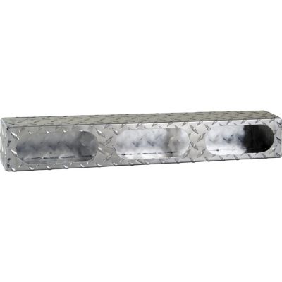 Buyers Products Horizontal Diamond Tread Aluminum Triple Oval Light Box