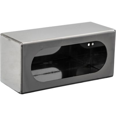 Image showing  Single Oval Stainless Steel Light Box for 6 in. Oval DOT Lights, 8 in.