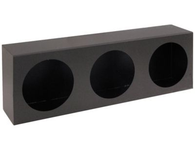 Buyers Products 18 in. Triple Round Black Steel Light Box for 4 in. Round DOT Lights