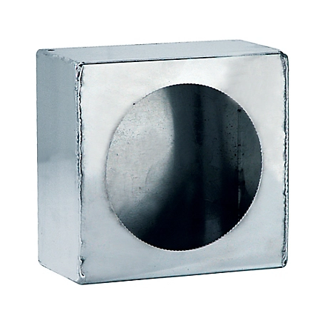 Buyers Products Single Round Light Box, Stainless Steel