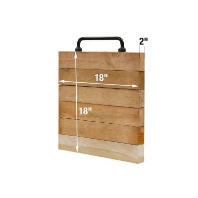 Image showing  Hardwood Outrigger Pad, 18 in. x 18 in. x 2 in.