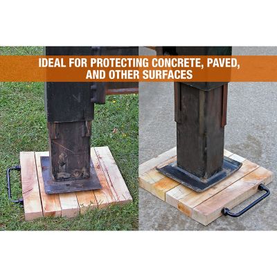 Image showing  Hardwood Outrigger Pad, 18 in. x 18 in. x 2 in.