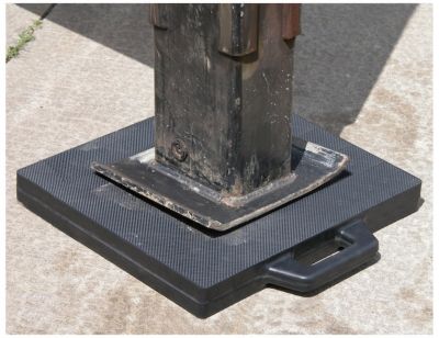 Image showing  Rubber Outrigger Pad, 18 in. x 18 in. x 2 in.