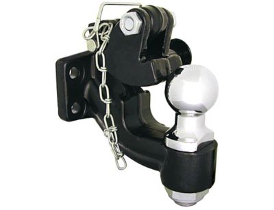 Buyers Products 10-Ton Capacity Combination Hitch with Mounting Kit, 2-5/16 in. Ball, BH10 Series