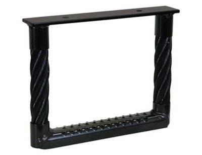 Buyers Products 9 in. x 12 in. x 1.38 in. Deep Powder-Coat Cable Type Truck Step, Black