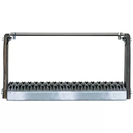 Buyers Products 30 in x 11 in Flexible Rubber Truck Step Board with Diamond Tread in Galvanized Steel Truck Steps