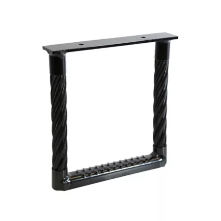 Buyers Products Deep Powder Coat Cable Style Truck Steps 12 in x 12 in x 1.38 in Black Truck Steps