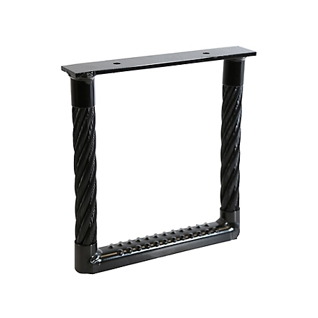 Buyers Products 12 in. x 12 in. x 1.38 in. Deep Powder-Coat Cable Type Truck Steps, Black