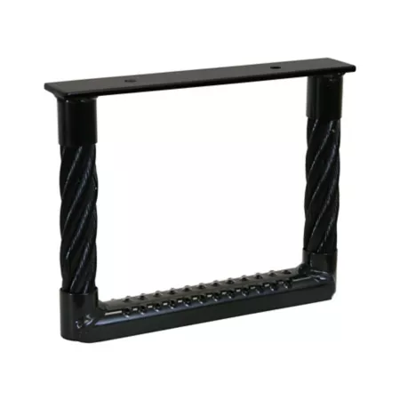 Buyers Products 15 in x 12 in x 1.38 in Deep Black Powder Coated Cable Style Truck Step Truck Steps