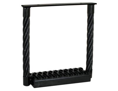Buyers Products 15 in. x 15 in. x 4.75 in. Deep Powder-Coat Deep Cable Type Truck Step, Black