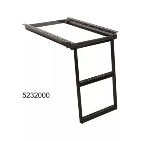 Buyers Products 19.75" x 24.5" 2-Step Retractable Truck Step with Non-Slip Treads Truck Steps