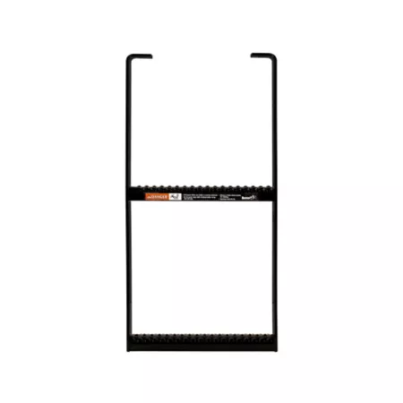 Buyers Products Powder Coated 2-Step Steel Truck Step with Non-Slip Step 12.5 in x 24 in Black Truck Steps