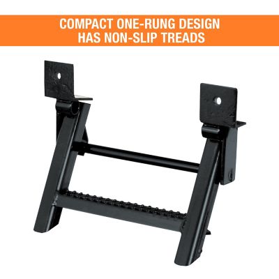 Image showing  1-Rung Retractable Truck Step with Nonslip Tread