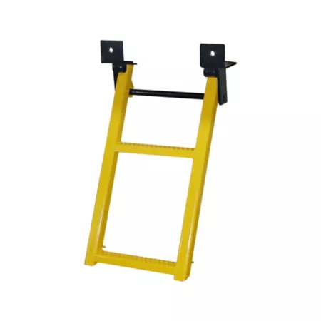 Buyers Products 2-Rung Retractable Truck Step with Non-Slip Tread 17.38 in x 30.25 in Yellow Truck Steps