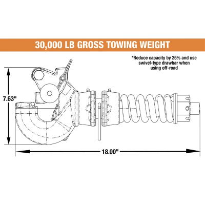Image showing  15 Ton Capacity Swivel Type Pintle Hook
