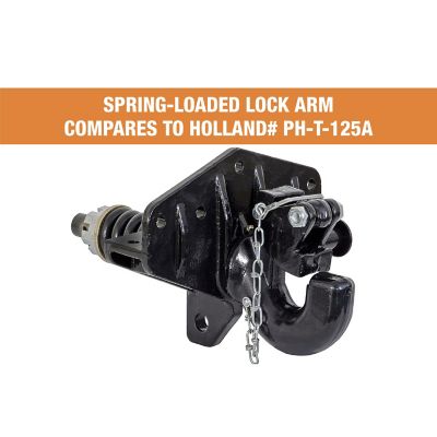 Image showing  15 Ton Swivel Type Pintle Hook with T Bracket