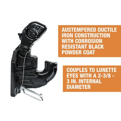 Image showing  50-Ton lb. Capacity Air Compensated Pintle Hook without Chamber and Plunger