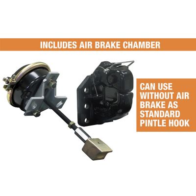 Image showing  50 Ton Air Compensated Pintle Hook with Chamber and Plunger