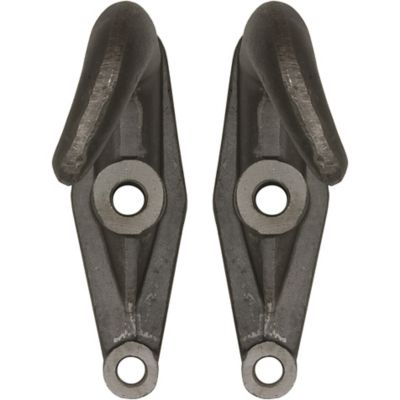 Buyers Products 2-Hole Plain Finish Drop Forged Heavy-Duty Towing Hook Pairs