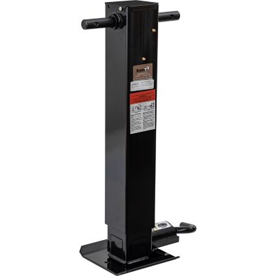 Buyers Products 12,000 lb. Static Capacity 12 in. Heavy-Duty Side-Pin 4 in. Square Trailer Jack