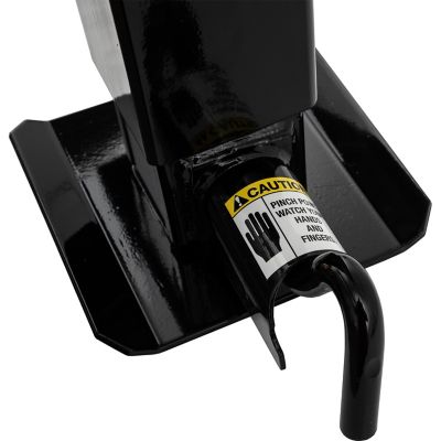 Image showing  12,000 lb. Capacity Heavy-Duty Side-Pin 4 in. Square Jack with Handle, 12 in. Side Pin