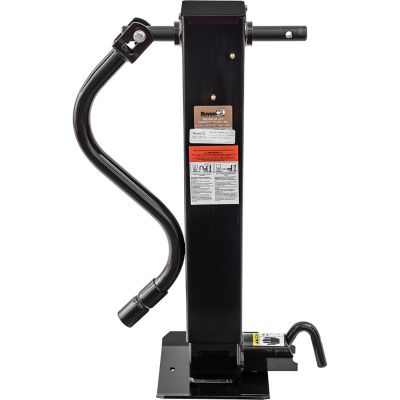 Image showing  12,000 lb. Capacity Heavy-Duty Side-Pin 4 in. Square Jack with Handle, 12 in. Side Pin