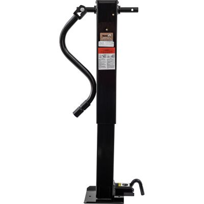 Image showing  12,000 lb. Capacity Heavy-Duty Side-Pin 4 in. Square Jack with Handle, 12 in. Side Pin