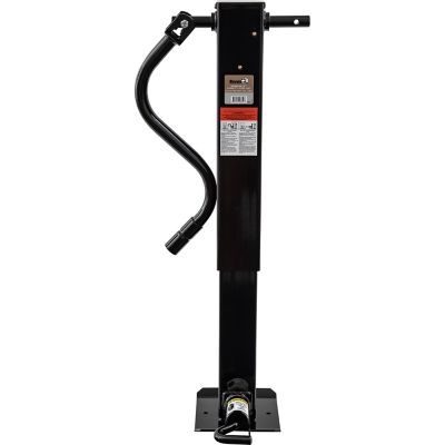 Image showing  12,000 lb. Capacity Heavy-Duty Front Pin 4 in. Square Jack with Handle, 12 in. Front Pin