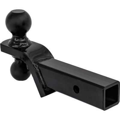 Image showing  2 in. Receiver Towing Ball Mount with 2 in. and 2-5/16 in. Ball, 2 in. Drop, 6,000 lb. Capacity, Black