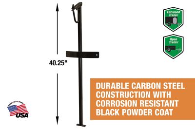 Image showing  Steel Backpack Blower Rack for Open/Enclosed Landscape Trailers, Black