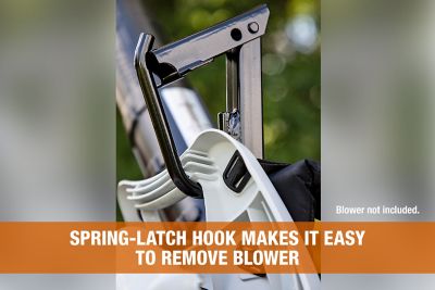 Image showing 5 th Buyers Products Steel Backpack Blower Rack for Open/Enclosed Landscape Trailers, Black