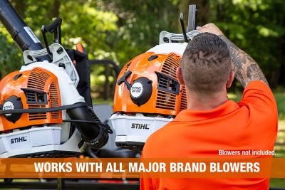 Image showing 6 th Buyers Products Steel Backpack Blower Rack for Open/Enclosed Landscape Trailers, Black