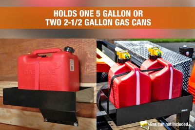 Image showing 5 th Buyers Products 5 gal. Gas Container Rack for Open/Enclosed Landscape Trailers
