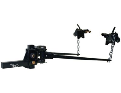 Buyers Products 2 in. 12,000 lb. Capacity Weight Distributing Hitch, Trunnion Bar, Black Powder-Coat