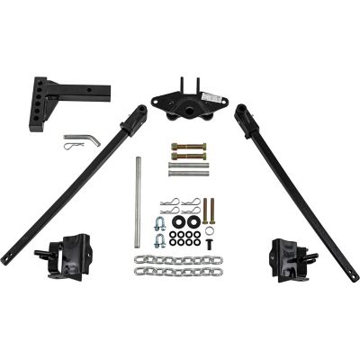 Image showing  2 in. 12,000 lb. Capacity Weight Distributing Hitch, Trunnion Bar, Black Powder-Coat