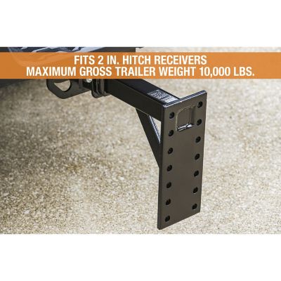 Image showing 5 th Buyers Products 6-Position Pintle Hook Mount with 14 in. Shank