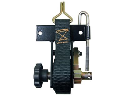 Image showing  3 in. x 7 ft. Ladder Rack Ratchet Tie-Down Angle Mounts with Double J-Hooks, 500 lb., 2-Pack, 5480005